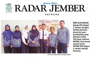 Read more about the article RADAR JEMBER | MTs Negeri 2 Jember Tunjukkan Prestasi
