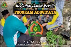 Read more about the article MTsN 2 Jember Gelar Jumat Bersih, Semangat Gotong Royong Menuju Madrasah Adiwiyata