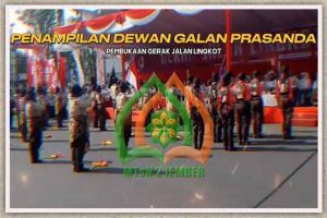 Atraksi 30 Dewan Galang Prasanda MTsN 2 Jember jadi Talent Opening Lingkot Jember 2024