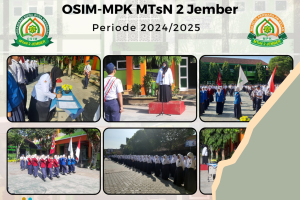 Generasi Baru OSIM-MPK Tahun 2024-2025, Semangat baru Menuju Perubahan MTsN 2 Jember