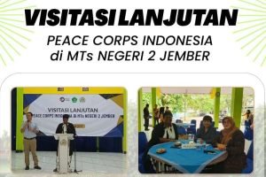 Read more about the article Visitasi Lanjutan Peace Corps Voulenteer Amerika di MTsN 2 Jember