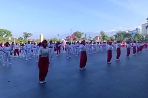 Read more about the article Gebyar Senam Jantung Sehat di Alun-alun MTsN 2 Jember: 129 Siswi Ajak Remaja Hidup Bugar!