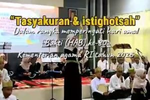 Read more about the article Tasyakuran & Istighotsah dalam Rangka HAB ke 80 Kemenag RI