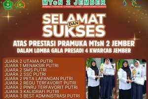 Read more about the article Apel Pagi Istimewa: Prasanda MTsN 2 Jember Bersinar di Gala Presadi