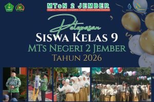 Haru dan Bahagia Warnai Apel Pelepasan Kelas 9 MTsN 2 Jember: Salaman, Karangan Bunga, hingga Pelepasan Balon