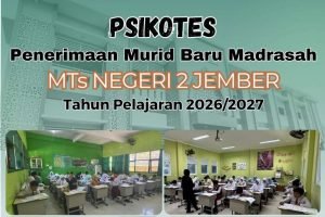 Read more about the article Ratusan Calon Siswa Baru MTsN 2 Jember Jalani Psikotes, Orang Tua Antusias Sambut Langkah Awal Putra-Putrinya