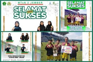Semangat Para Siswa MTsN 2 Jember Sukses Menjuarai Beladiri dan Lapangan Hijau